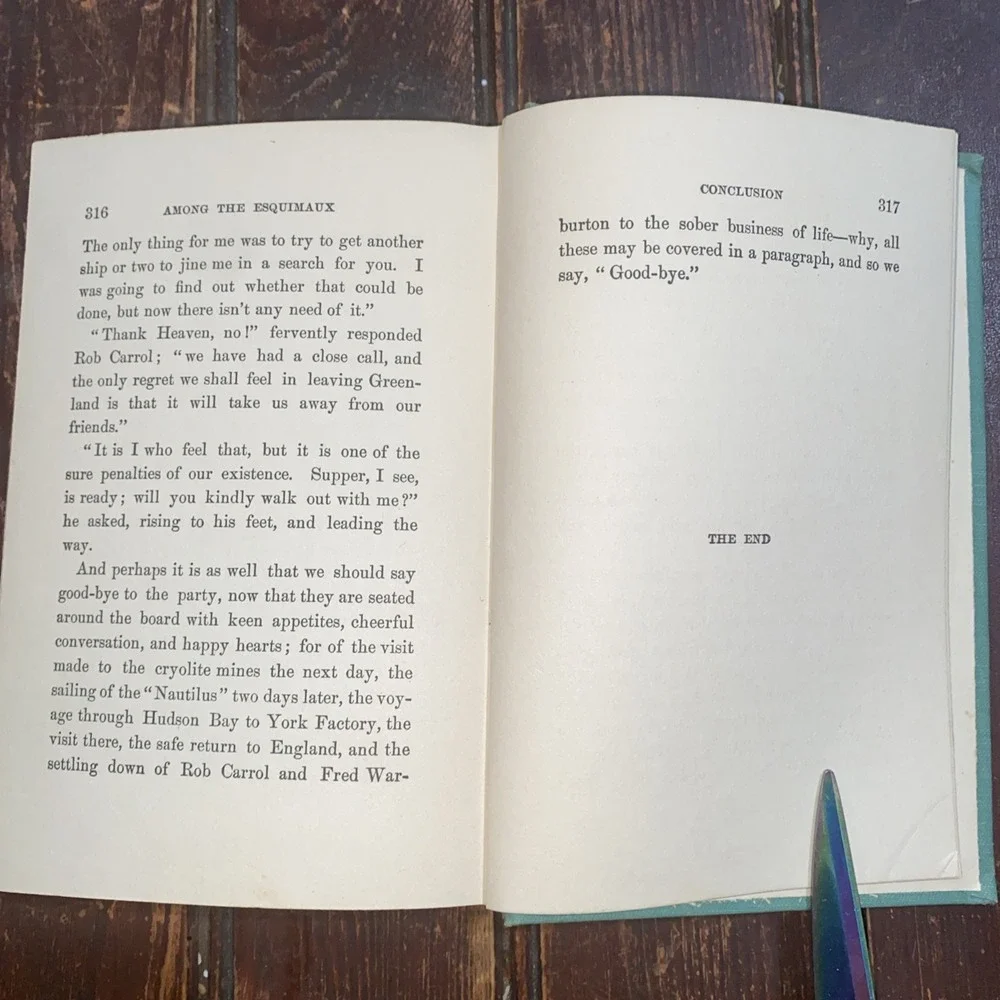 Among the Esquimaux by Edward S.‎ Ellis (1912, HC) Eskimo Indigenous Rare Book